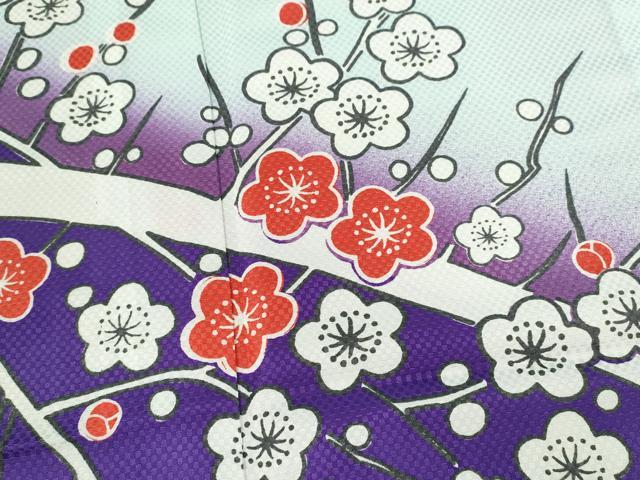 平和屋着物▽訪問着 単衣 枝梅文 暈し染め 洗える着物 CABF2975ze