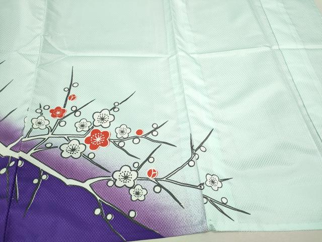 平和屋着物▽訪問着 単衣 枝梅文 暈し染め 洗える着物 CABF2975ze