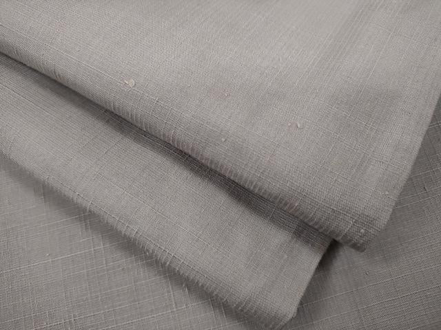 平和屋着物▽上質な紬 単衣 白藤色 正絹 逸品 CABF2997ze