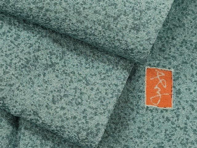 平和屋着物▽本加賀友禅作家 茶谷孝志 訪問着 単衣 霞文 正絹 逸品 CABF3007ze