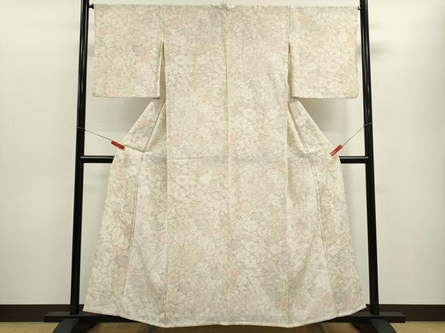 平和屋着物▽上質な小紋 単衣 辻が花 手描き 暈し染め 正絹 逸品 CABF3011ze