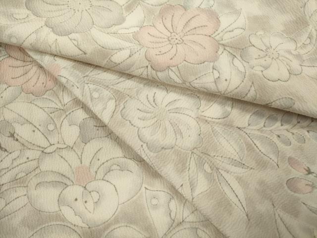 平和屋着物▽上質な小紋 単衣 辻が花 手描き 暈し染め 正絹 逸品 CABF3011ze