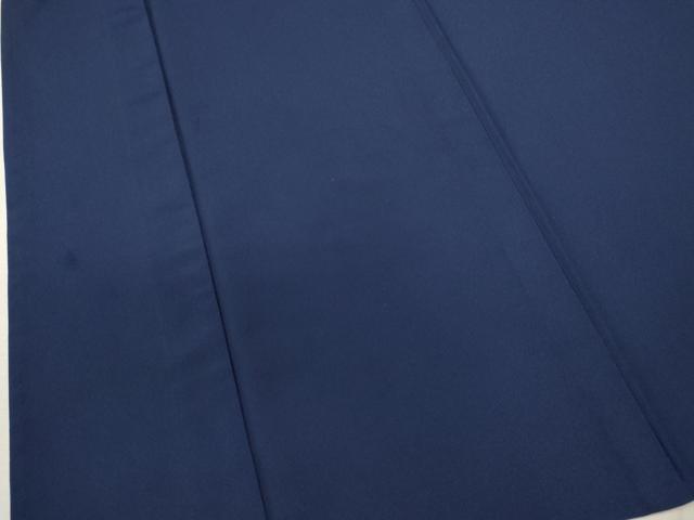平和屋着物▽色無地 単衣 濃藍色 洗える着物 CABF3110ze