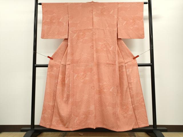 平和屋着物▽江戸小紋 単衣 寄せ小紋柄 正絹 逸品 CABF3118ze