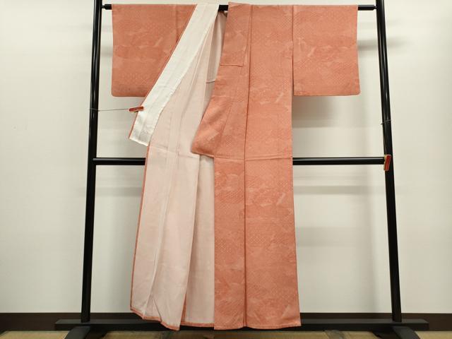 平和屋着物▽江戸小紋 単衣 寄せ小紋柄 正絹 逸品 CABF3118ze