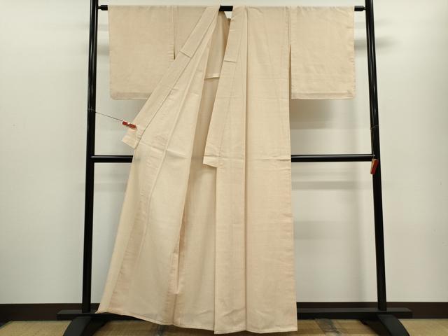 平和屋着物▽本塩沢 単衣 蚊絣 証紙付き 正絹 逸品 CABF3143ze