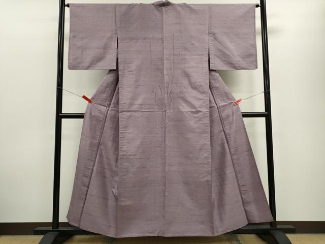 平和屋着物▽上質な紬 単衣 霞文 正絹 逸品 CABF3160ze