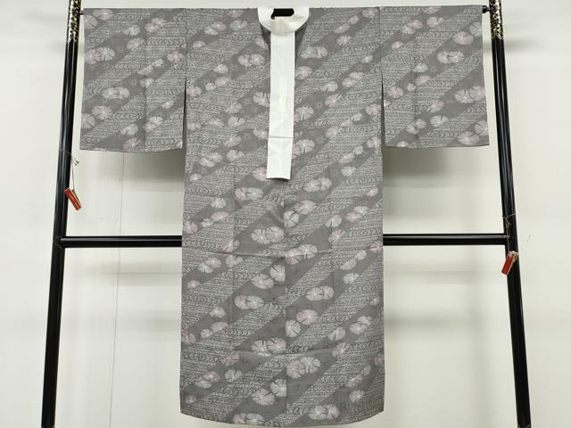 平和屋着物●長襦袢 無双仕立て 斜線舞花文 洗える着物 CABF3221ut