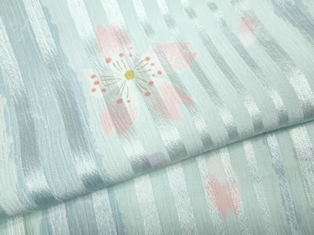 平和屋着物●長襦袢 無双仕立て 舞桜文 さんび謹製 洗える着物 CABF3226ut