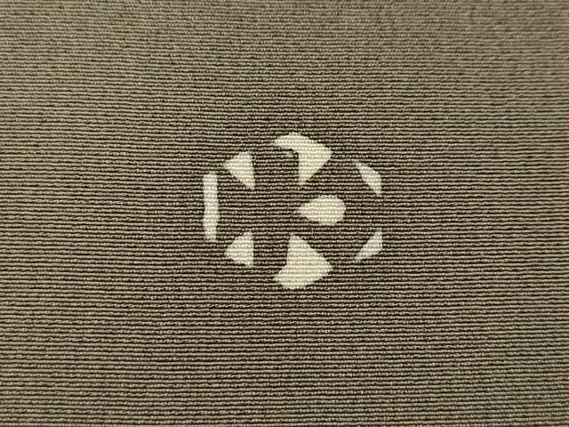 平和屋着物●染織作家 渋紙型 渋谷和子 訪問着 吉祥花文 正絹 逸品 CABF3227ut