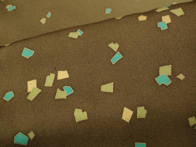 平和屋着物●染色作家 斉藤三才 訪問着 箔散らし 暈し染め 正絹 逸品 CABF3266ut