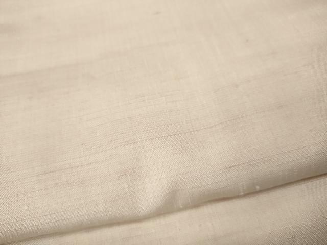 平和屋着物●結城紬 色無地 桜色 正絹 逸品 未使用 CABF3293ut