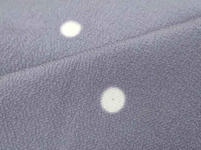 平和屋着物●上質な小紋 丸文 蛍暈し ロング丈 正絹 逸品 CABF3314ut