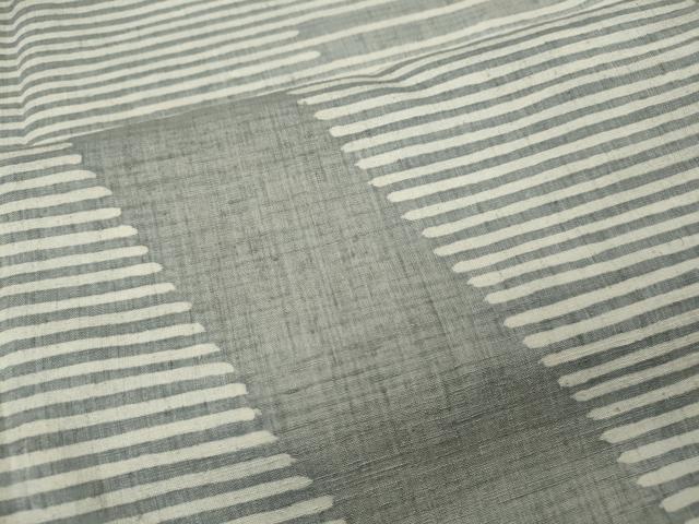 平和屋着物●訪問着 紬地 吉祥横段文 正絹 逸品 CABF3320ut