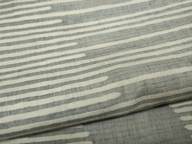 平和屋着物●訪問着 紬地 吉祥横段文 正絹 逸品 CABF3320ut