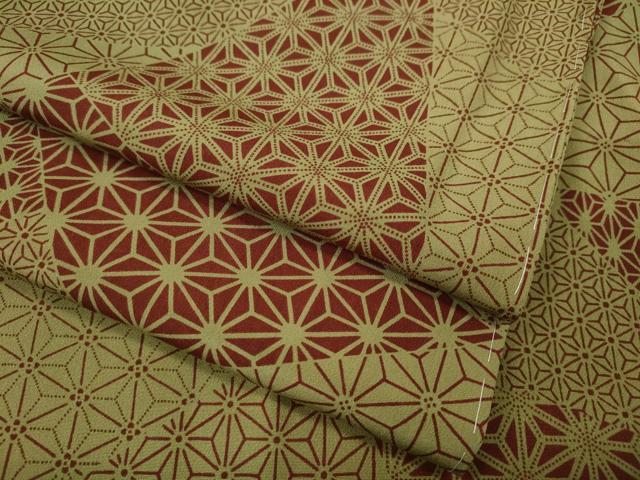 平和屋着物●長襦袢　無双仕立て　切嵌麻の葉文　やまと誂製　正絹　逸品　CABF3327ut 平和屋着物○長襦袢 無双仕立て 切嵌麻の葉文 やまと誂製 正絹 逸品