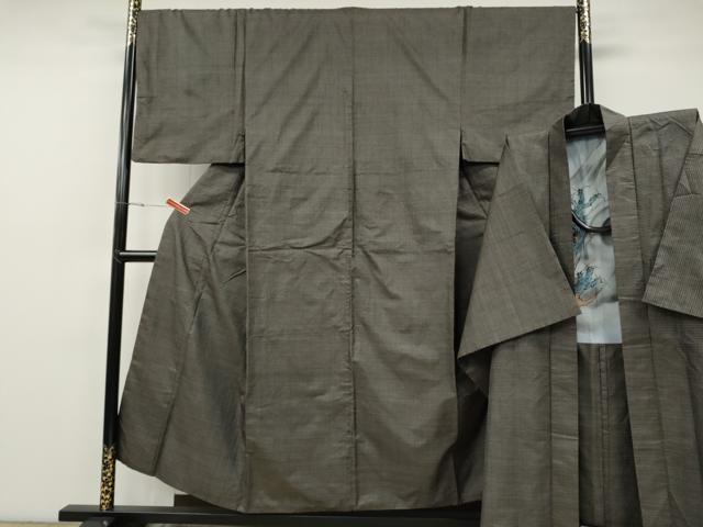 平和屋着物●男性 本場大島紬 アンサンブル 100亀甲 総詰め 正絹 逸品 CABF3351ut