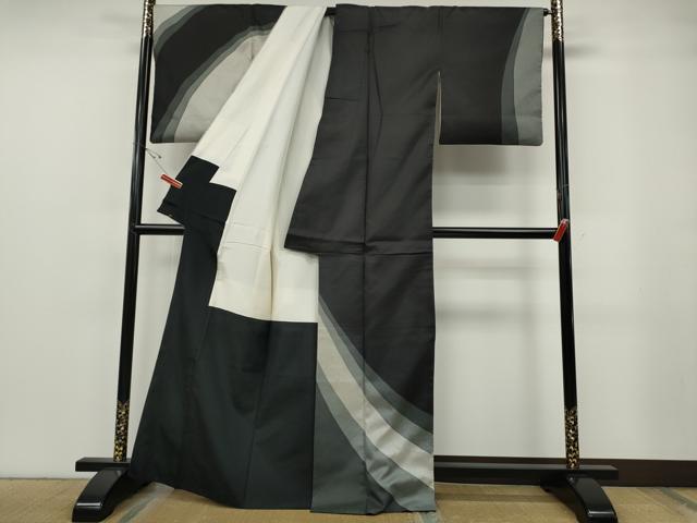 平和屋着物●訪問着 本場染大島紬 吉祥文 正絹 逸品 CABF3380ut
