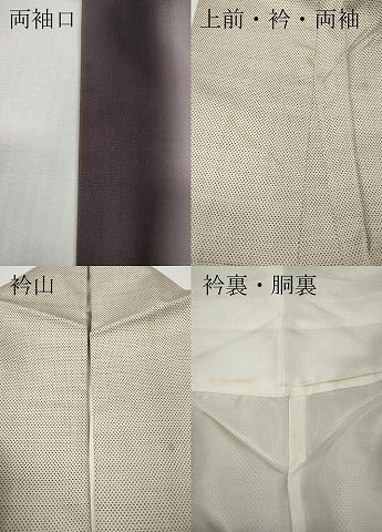 平和屋着物●本場大島紬 白大島紬 桑原織物 二代目 桑原啓之介 7マルキ 桑原織物謹製 ますいわ屋扱い 証紙付き 逸品 CABF3410ut