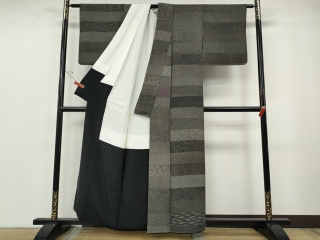 平和屋着物●江戸小紋 伝統工芸士 青木啓作 百柄 正絹 逸品 CABF3413ut