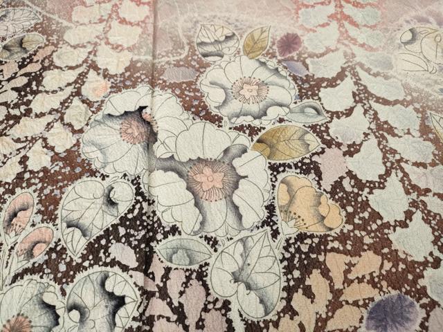 平和屋着物●訪問着 作家物 辻が花 絞り 暈し染め 正絹 逸品 CABF3422ut