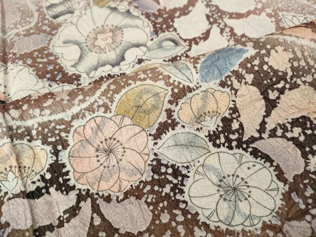 平和屋着物●訪問着 作家物 辻が花 絞り 暈し染め 正絹 逸品 CABF3422ut