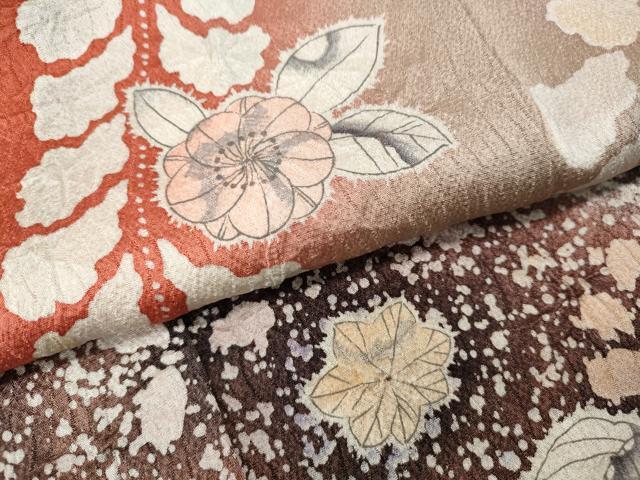 平和屋着物●訪問着 作家物 辻が花 絞り 暈し染め 正絹 逸品 CABF3422ut