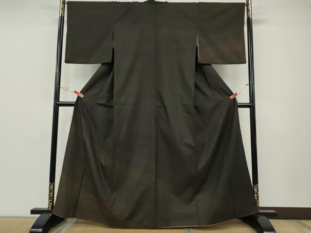 平和屋着物●訪問着 紬地 吉祥文 正絹 逸品 CABF3430ut
