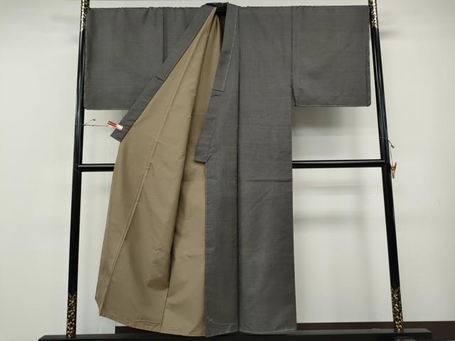 平和屋着物●男性 本場大島紬 アンサンブル 長襦袢セット 100亀甲 総詰め キングサイズ 正絹 逸品 未使用 CABF3439ut