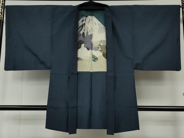 平和屋着物●男性 本場大島紬 アンサンブル 80亀甲 総詰め 正絹 逸品 CABF3449ut