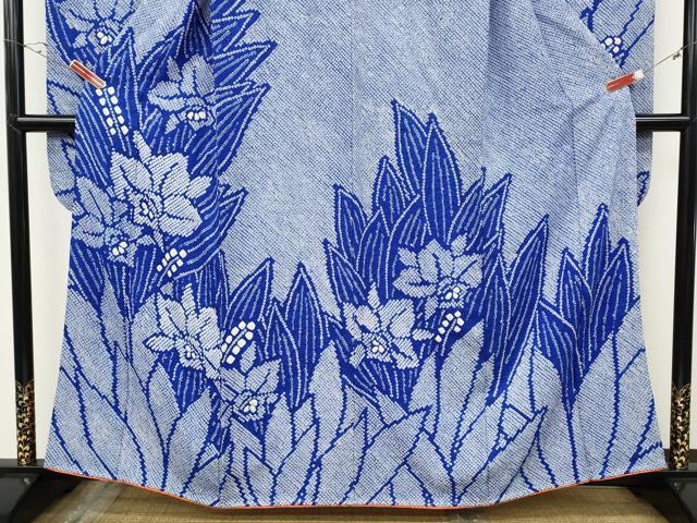 平和屋着物●豪華振袖 総絞り 草花文 正絹 逸品 CABF3468ut