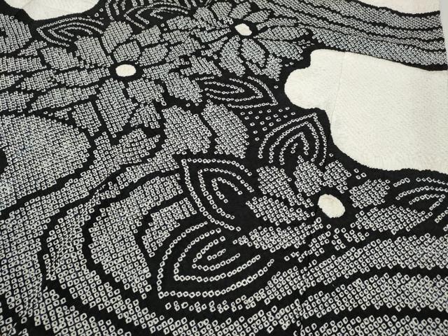 平和屋着物●豪華振袖 総絞り 草花文 正絹 逸品 CABF3472ut
