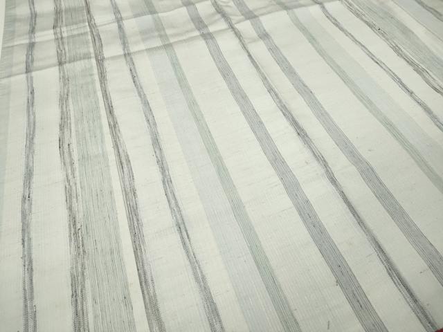 平和屋着物●上質な紬 縞 正絹 逸品 CABF3487ut