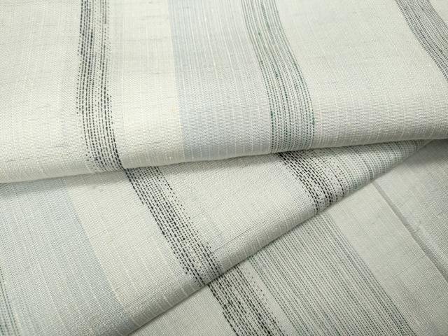 平和屋着物●上質な紬 縞 正絹 逸品 CABF3487ut