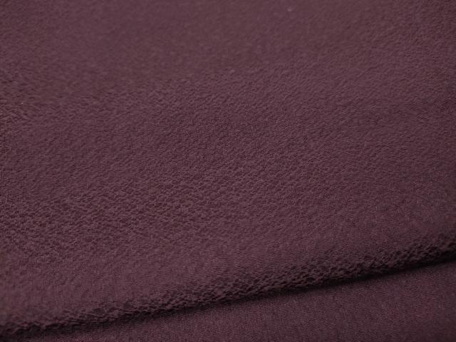 平和屋着物●上質な色無地 霞地紋 似せ紫色 正絹 逸品 CABF3524ut
