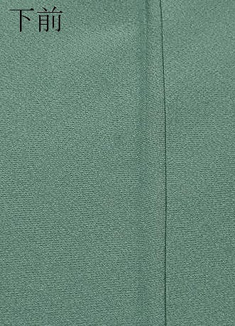 平和屋着物●上質な色無地 千草色 正絹 逸品 未使用 CABF3531ut