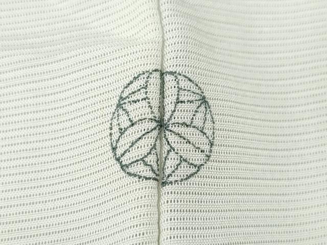 平和屋着物*夏物 訪問着 絽 刺繍 鹿の子舞蝶枝花文 金銀彩 正絹 逸品 CABF3543ut