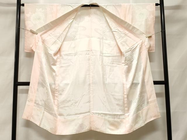 平和屋着物■長襦袢 無双仕立て 菊流水文 暈し染め 正絹 逸品 CABF3623ev
