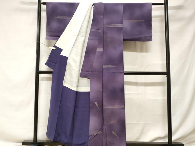 平和屋着物■訪問着 奥義文 暈し染め 金銀糸 正絹 逸品 CABF3669ev