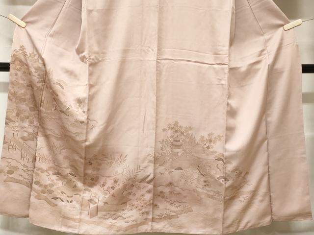 平和屋着物■訪問着 刺繍 御所解文 暈し染め 金彩 正絹 逸品 未使用 CABF3692ev