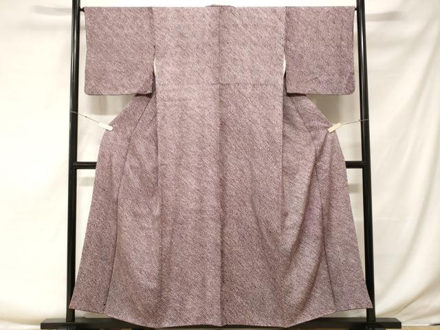 平和屋着物■大変加工の良い総絞り小紋 正絹 逸品 CABF3699ev