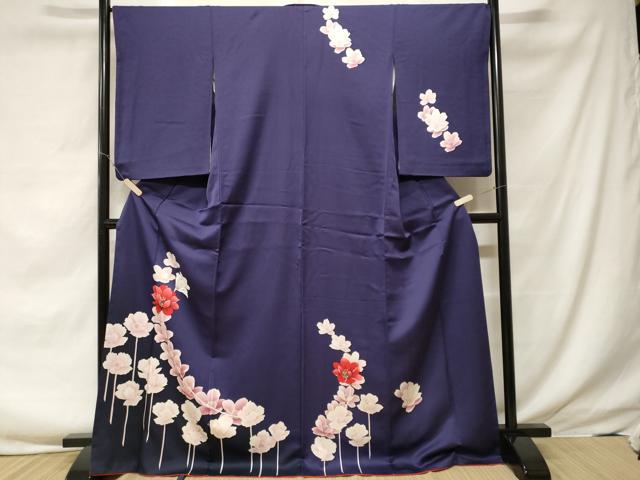 平和屋着物■訪問着 舞花文 暈し染め 正絹 逸品 CABF3709ev