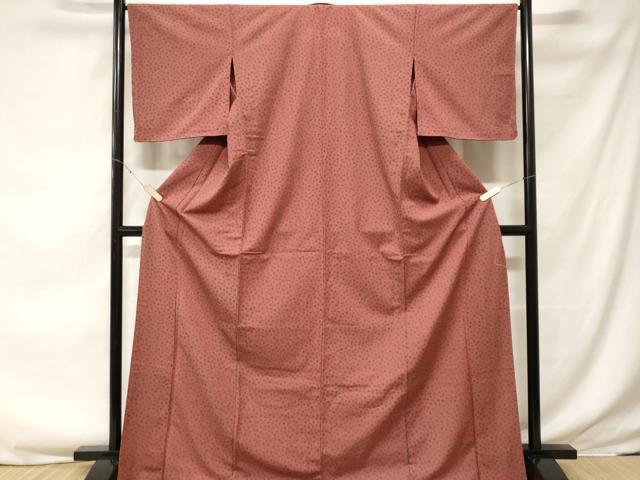 平和屋着物■小紋 花尽くし文 胴抜き仕立て 洗える着物 CABF3730ev