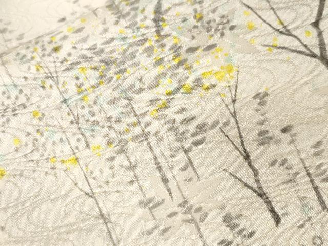 平和屋着物■上質な小紋 流水樹林文 暈し染め 正絹 逸品 CABF3786ev