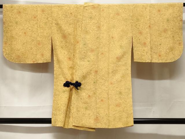 平和屋着物#道中着 花尽くし文 暈し染め 正絹 逸品 未使用 CABF3864ev