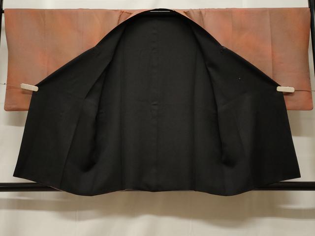 平和屋着物#道行コート リバーシブル 霞地紋 霞文 暈し染め 正絹 逸品 CABF3874ev