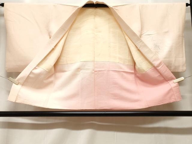 平和屋着物#羽織 寿光織 笹竹文 暈し染め 金糸 正絹 逸品 CABF3879ev
