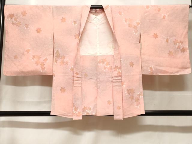 平和屋着物＃羽織　地紋起こし　楓文　正絹　逸品　CABF1316in 平和屋着物＃羽織 地紋起こし 楓文 暈し染め 正絹 逸品 未使用 CABF3905ev