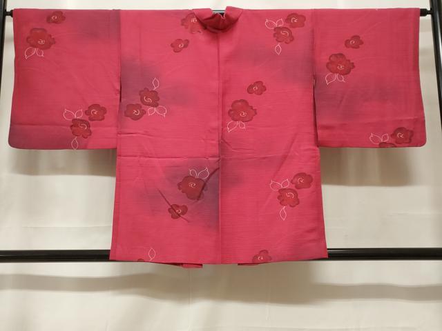 平和屋着物#羽織 地紋起こし 舞花文 暈し染め 正絹 逸品 CABF3921ev