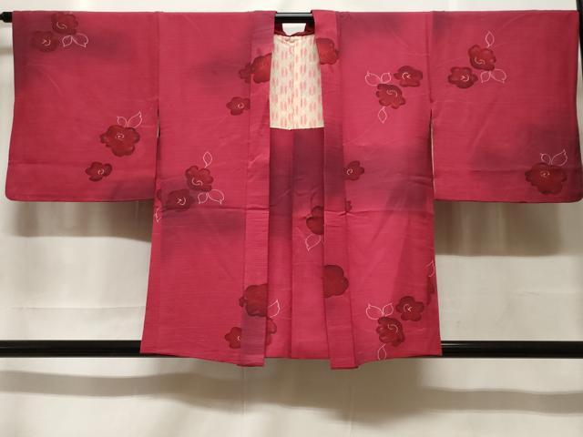 平和屋着物#羽織 地紋起こし 舞花文 暈し染め 正絹 逸品 CABF3921ev